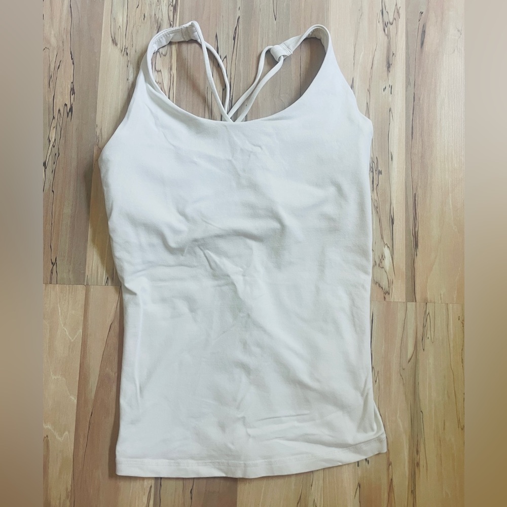 Prana white yoga tank